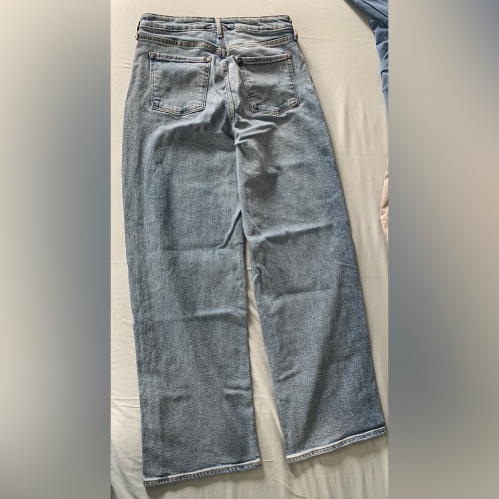 Old Navy Women's Blue Flare & Wide Leg Jeans